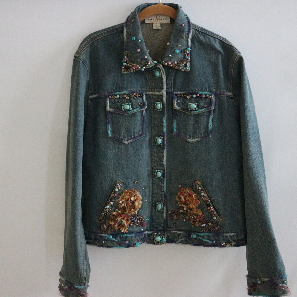 Mary Frances Designer Denim Jacket